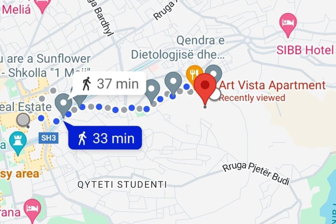 Art Vista Apartment 地拉那 外观 照片