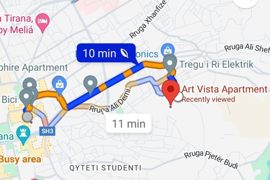 Art Vista Apartment 地拉那 外观 照片